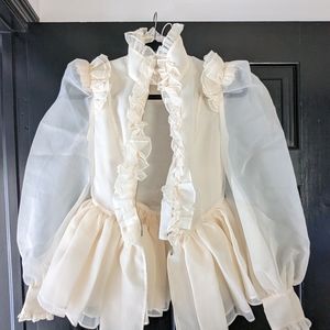 Selkie Banquet blouse XS Cream NWT